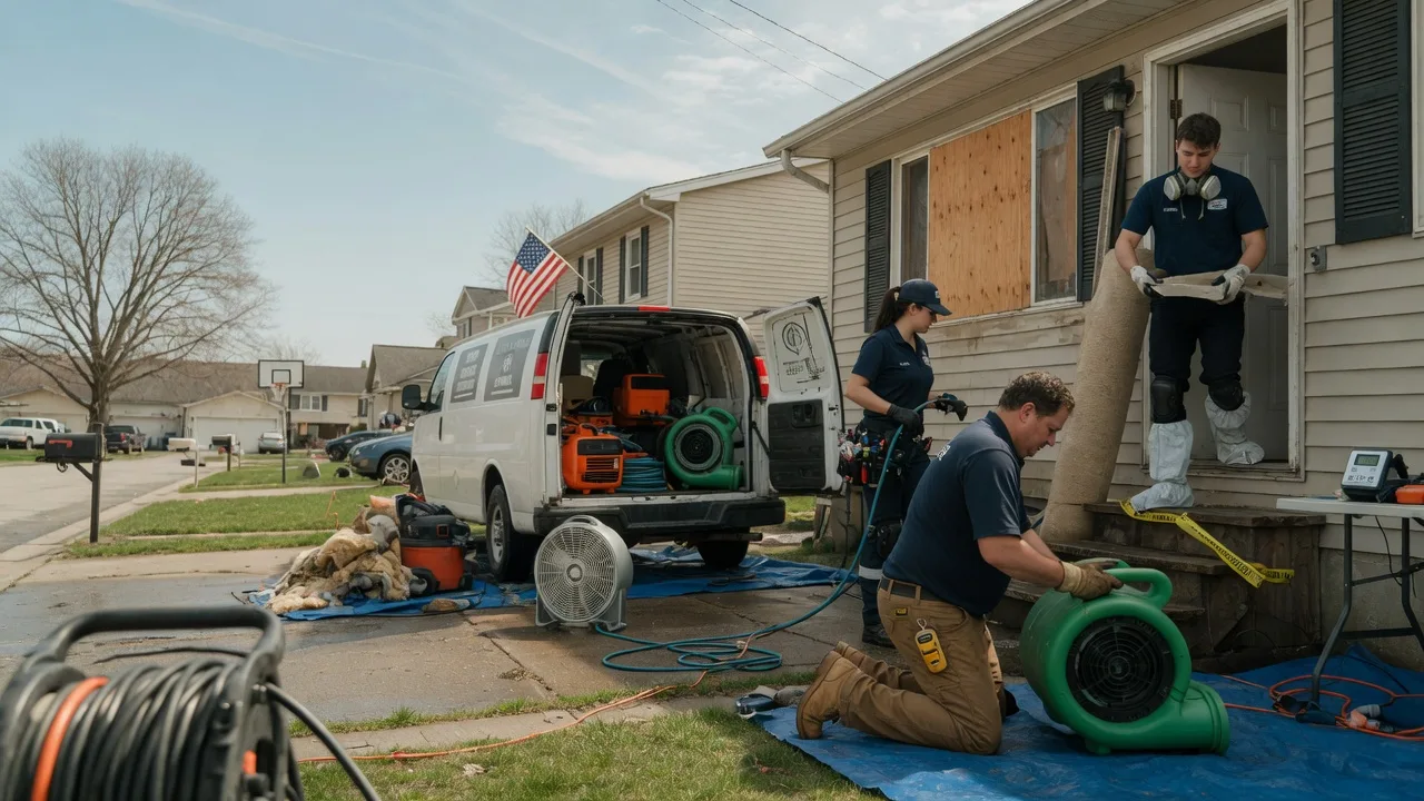 Water Damage Restoration in Olyphant, PA near me
